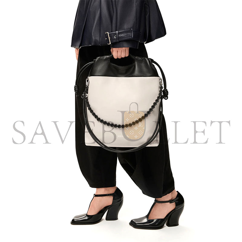 L0ew* flamenco purse tote in mellow nappa lambskin a411fiox04-0148 (38*29*9cm)